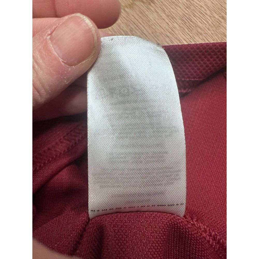 Columbia Omni-Wick Mens Polo Shirt Burgundy Maroon Short Sleeve Size XL - Picture 5 of 5